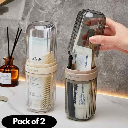 Portable Toothbrush Storage Box (Pack of 2)